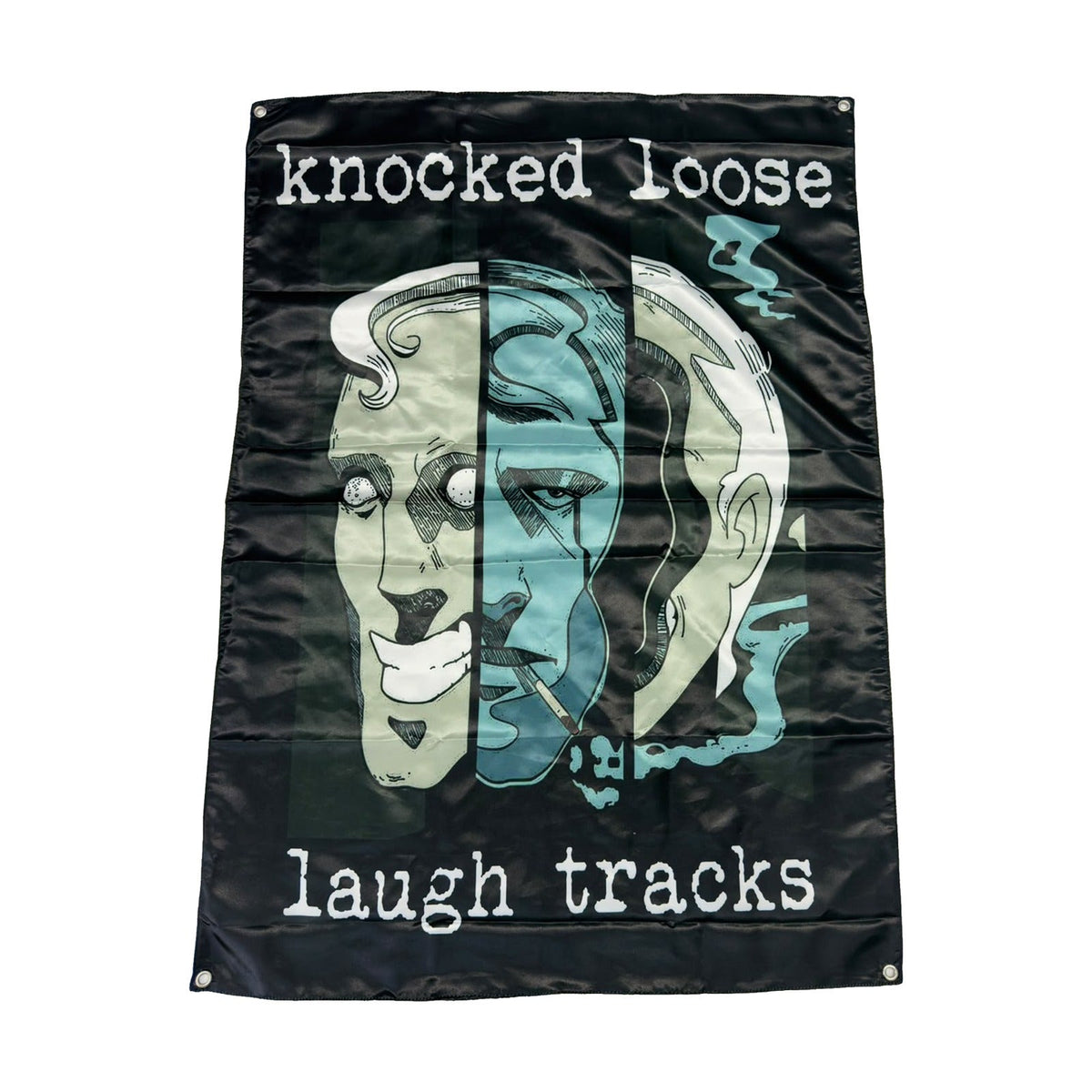 KNOCKED LOOSE - Laugh Tracks - Wall Flag / Textile Poster