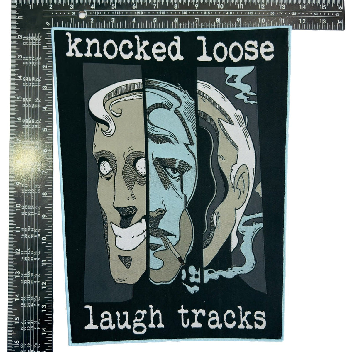 KNOCKED LOOSE - Laugh Tracks - Woven Backpatch