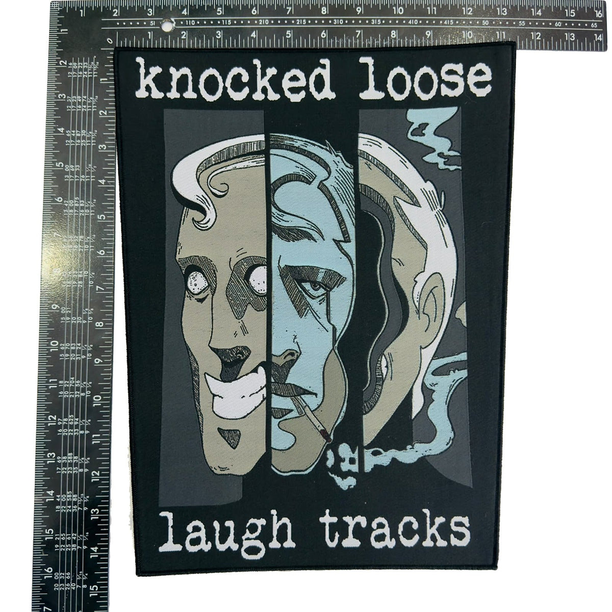 KNOCKED LOOSE - Laugh Tracks - Woven Backpatch