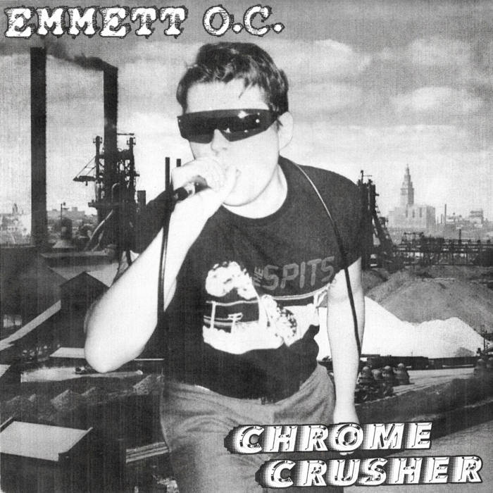EMMETT_OC_Chrome_Crusher_5_Transparent_Lathe_Cut_Vinyl_LP_AUS_Global_Disrupt