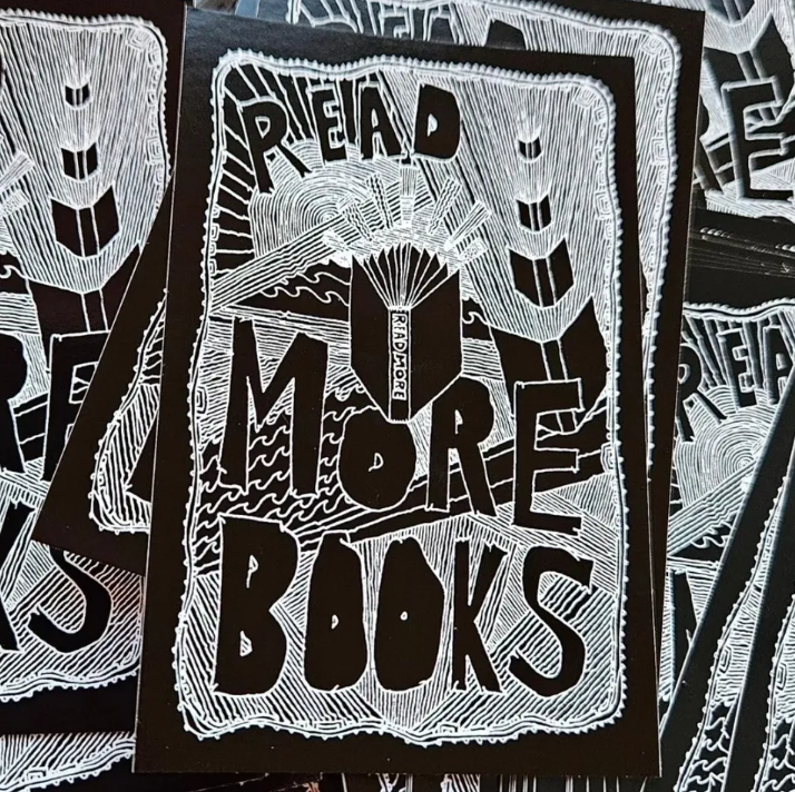 Read More Books sticker by Adam Gnade