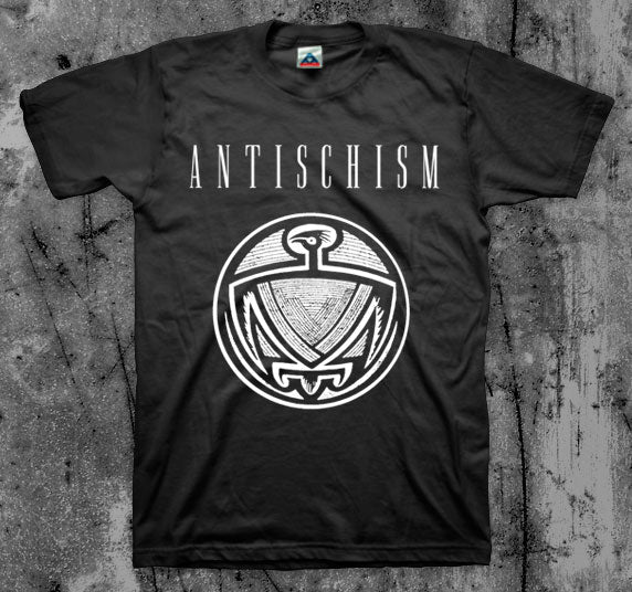 ANTISCHISM_Bird_Logo_T_shirt_Front_in_Australia_Global_Disrupt_Records