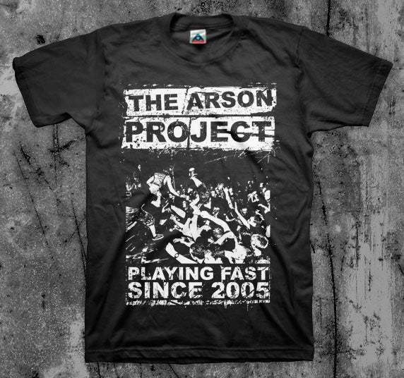 THE_ARSON_PROJECT_Playing_Fast_Since_2005_T_shirt_Front_in_Australia_Global_Disrupt_Records