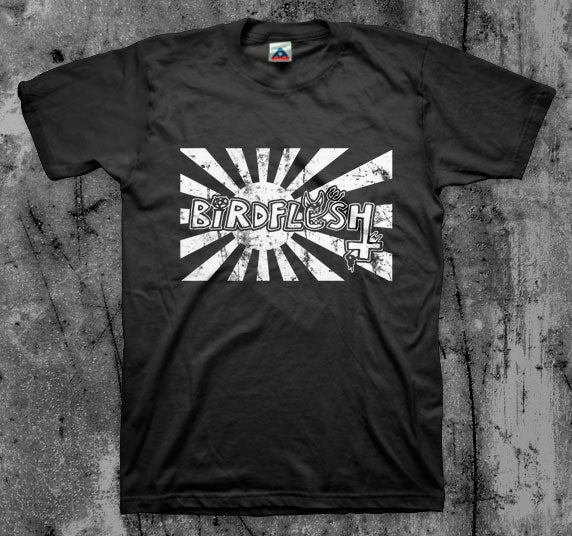 BIRDFLESH_Sumo_Grinder_T_shirt_Front_in_Australia_Global_Disrupt_Records