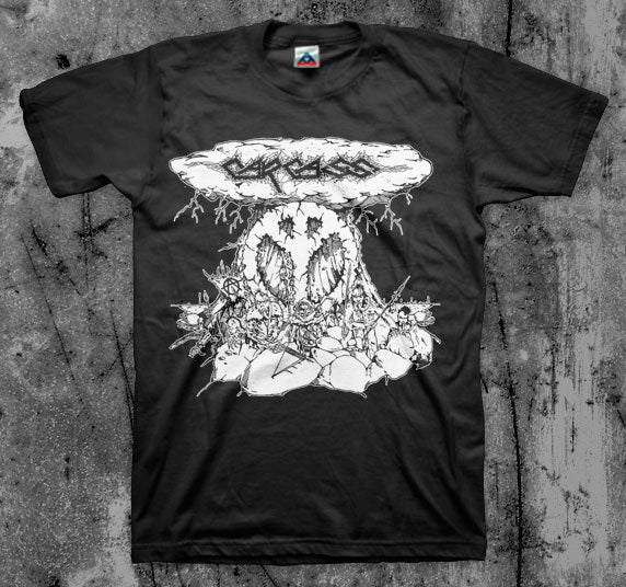 CARCASS_Peace_Bomb_T_shirt_Front_in_Australia_Global_Disrupt_Records