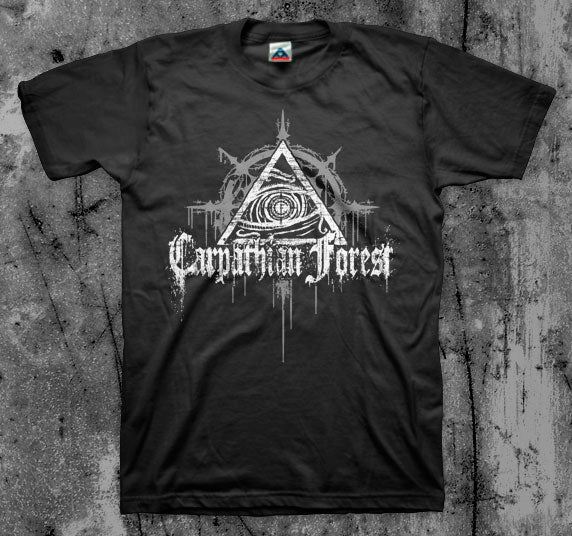 CARPATHIAN_FOREST_Eye_T_shirt_Front_in_Australia_Global_Disrupt_Records