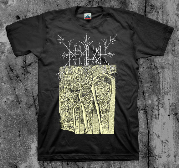 DEMILICH_Embalmed_T_shirt_Front_in_Australia_Global_Disrupt_Records