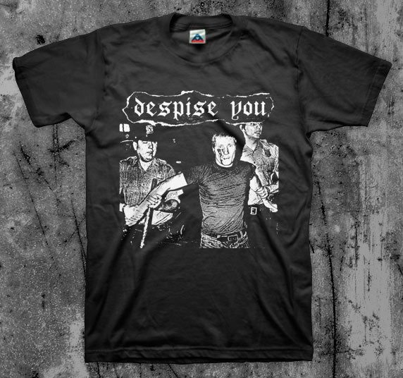 DESPISE_YOU_Arrested_T_shirt_Front_in_Australia_Global_Disrupt_Records