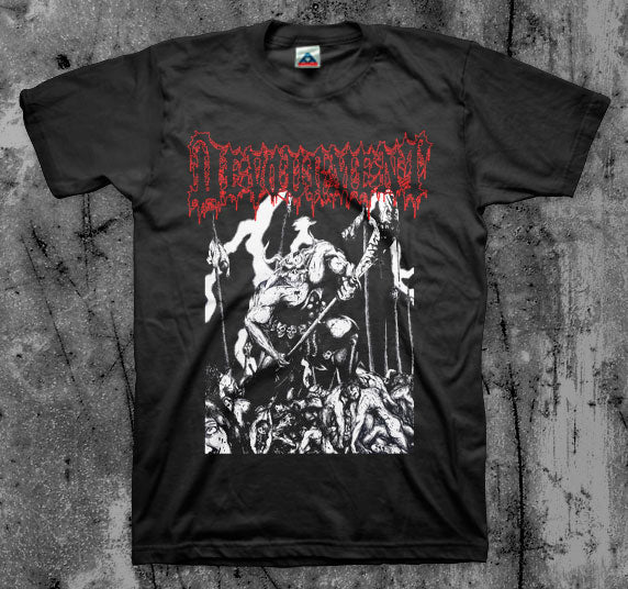 DEVOURMENT_Barbarian_T_shirt_Front_in_Australia_Global_Disrupt_Records