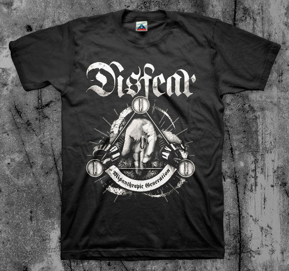 DISFEAR_Misanthropic_Generation_T_shirt_Front_in_Australia_Global_Disrupt_Records