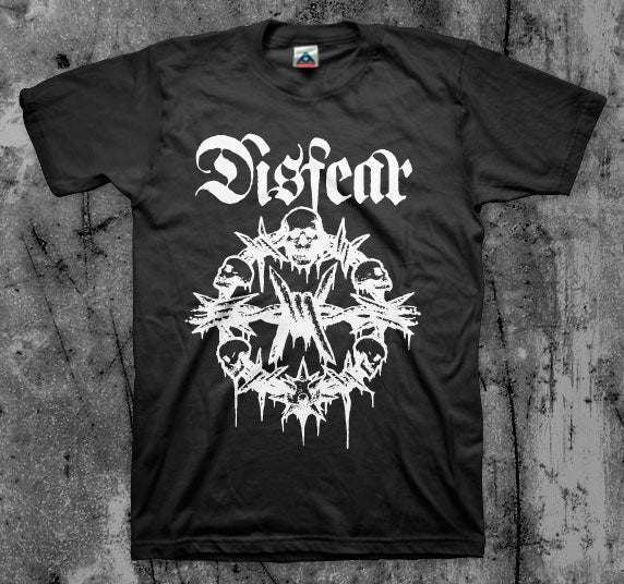 DISFEAR_Skulls_T_shirt_Front_in_Australia_Global_Disrupt_Records