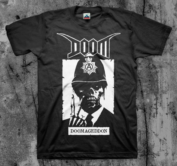 DOOM_Doomageddon_T_shirt_Front_in_Australia_Global_Disrupt_Records