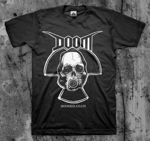 DOOM_Doomed_Again_T_shirt_Front_in_Australia_Global_Disrupt_Records