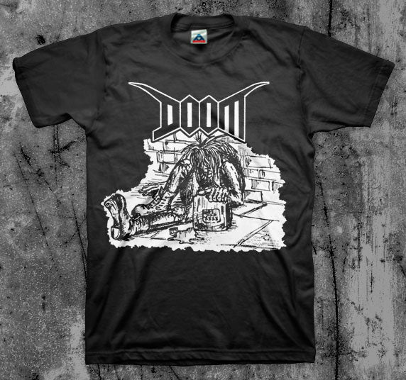 DOOM_Gutter_Punk_T_shirt_Front_in_Australia_Global_Disrupt_Records