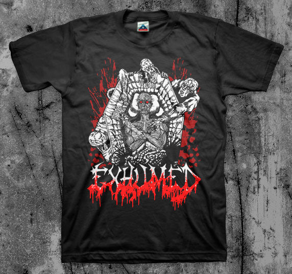EXHUMED_Death_Awake_T_shirt_Front_in_Australia_Global_Disrupt_Records