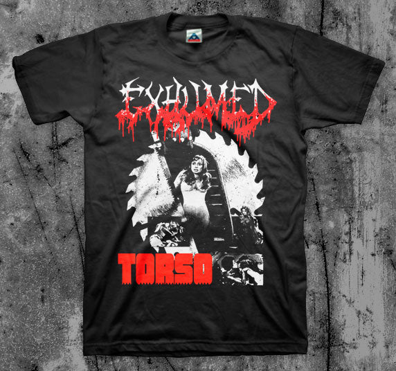 EXHUMED_Torso_T_shirt_Front_in_Australia_Global_Disrupt_Records