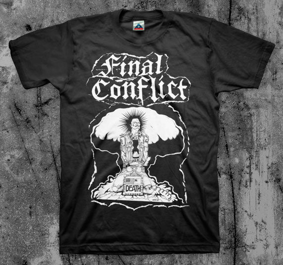 FINAL_CONFLICT_Death_Cloud_T_shirt_Front_in_Australia_Global_Disrupt_Records