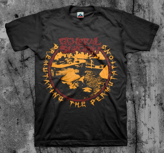 GENERAL_SURGERY_Premutations_T_shirt_Front_in_Australia_Global_Disrupt_Records