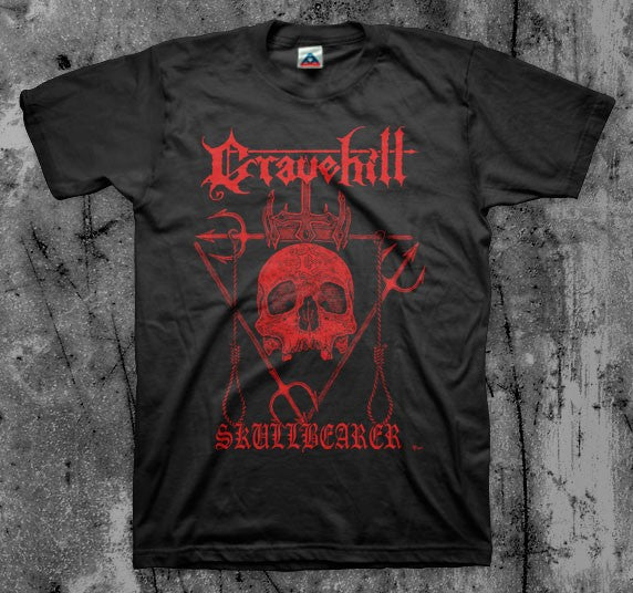 GRAVEHILL_Skullbearer_T_shirt_Front_in_Australia_Global_Disrupt_Records