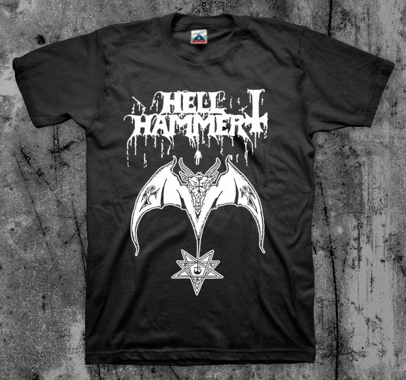 HELLHAMMER_Logo_T_shirt_Front_in_Australia_Global_Disrupt_Records