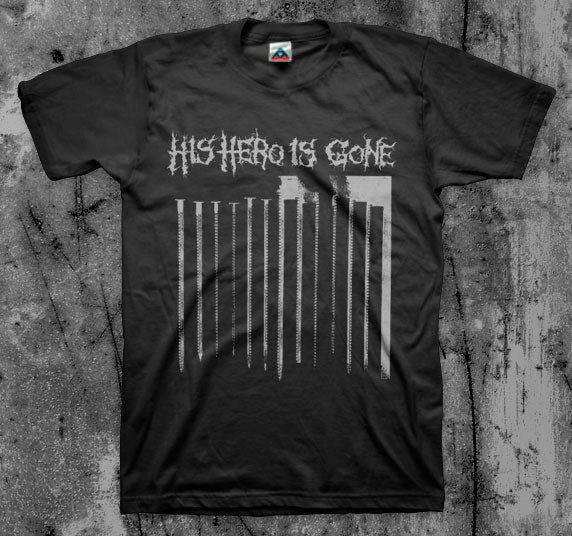 HIS_HERO_IS_GONE_The_Plot_Sickens_T_shirt_Front_in_Australia_Global_Disrupt_Records