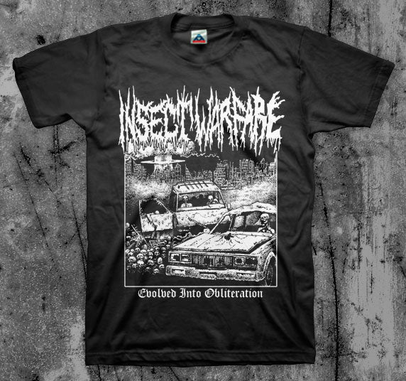 INSECT_WARFARE_Evolved_T_shirt_Front_in_Australia_Global_Disrupt_Records