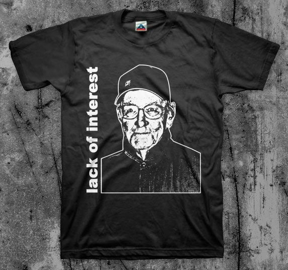 LACK_OF_INTEREST_Grandpa_T_shirt_Front_in_Australia_Global_Disrupt_Records