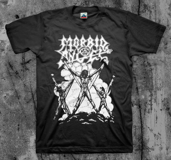 MORBID_ANGEL_They_Kingdom_Come_T_shirt_Front_in_Australia_Global_Disrupt_Records