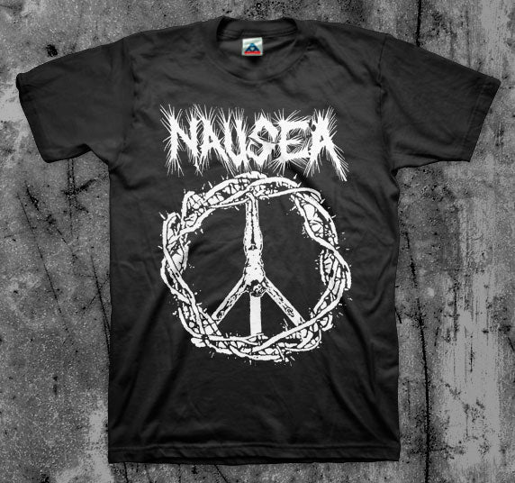 NAUSEA_Thorns_T_shirt_Front_in_Australia_Global_Disrupt_Records