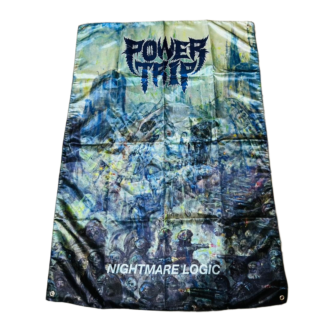 POWER TRIP - Nightmare Logic - Wall Flag / Textile Poster