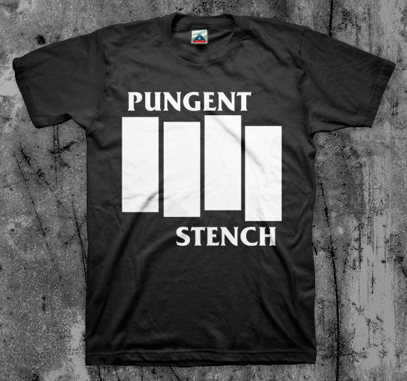PUNGENT_STENCH_Black_Stench_T_shirt_Front_in_Australia_Global_Disrupt_Records