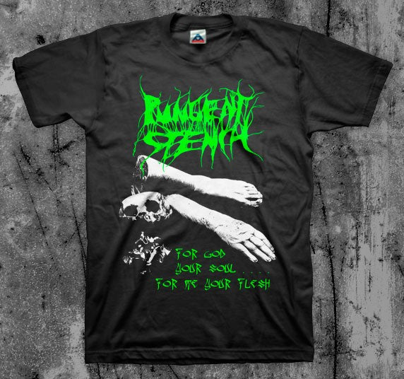 PUNGENT_STENCH_For_god_your_soul_For_me_your_flesh_T_shirt_Front_in_Australia_Global_Disrupt_Records
