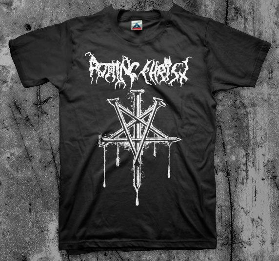 ROTTING_CHRIST_Pentagram_nbsp_T_shirt_Front_in_Australia_Global_Disrupt_Records