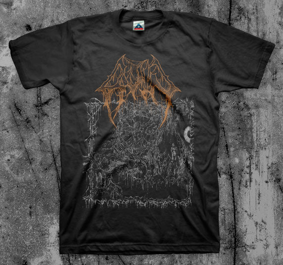 RUIN_Drown_In_Blood_T_shirt_Front_in_Australia_Global_Disrupt_Records