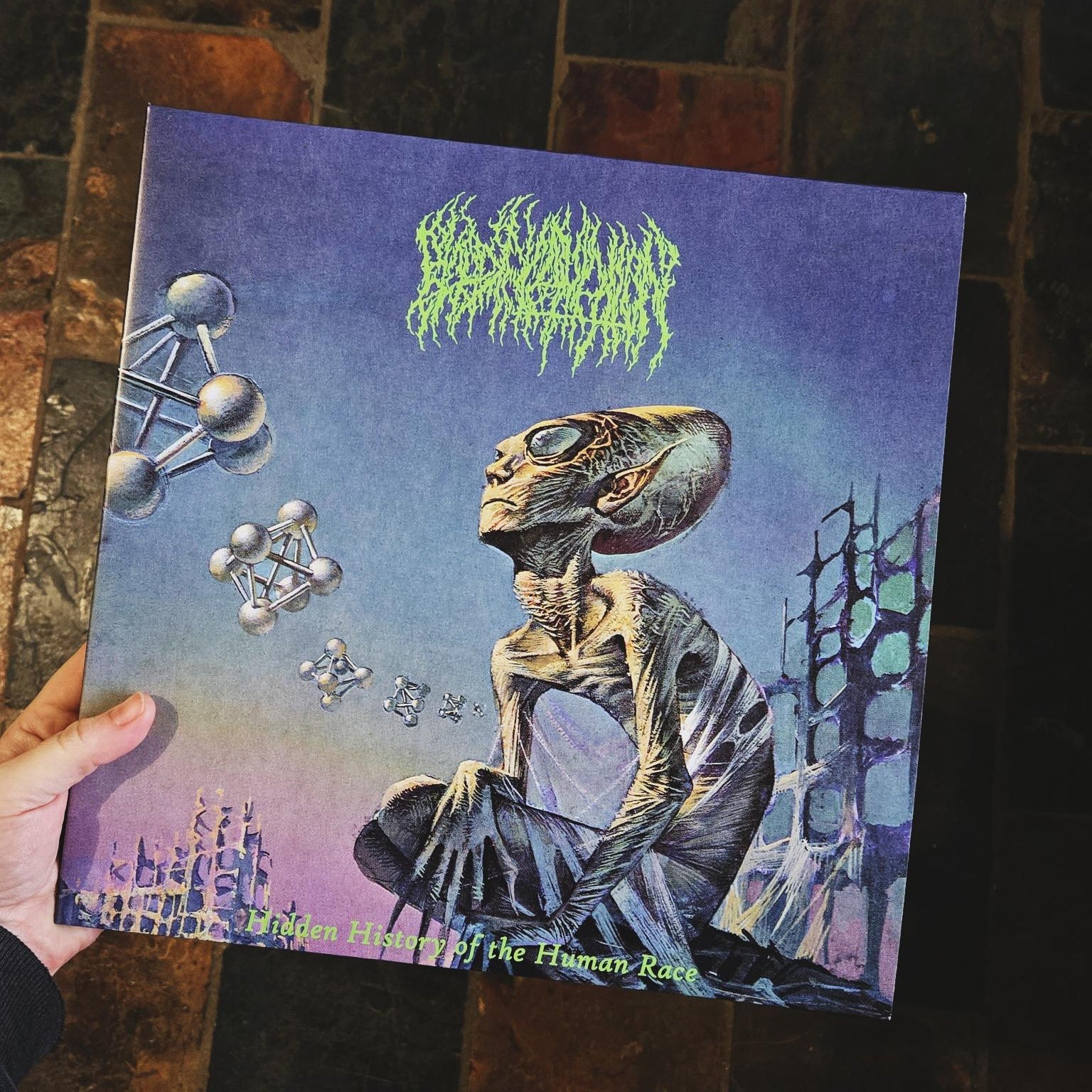 BLOOD INCANTATION: Hidden History Of The Human Race Vinyl LP (Coke Bottle Green)