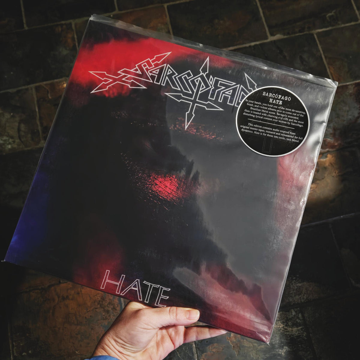 SARCOFAGO: HATE Vinyl LP