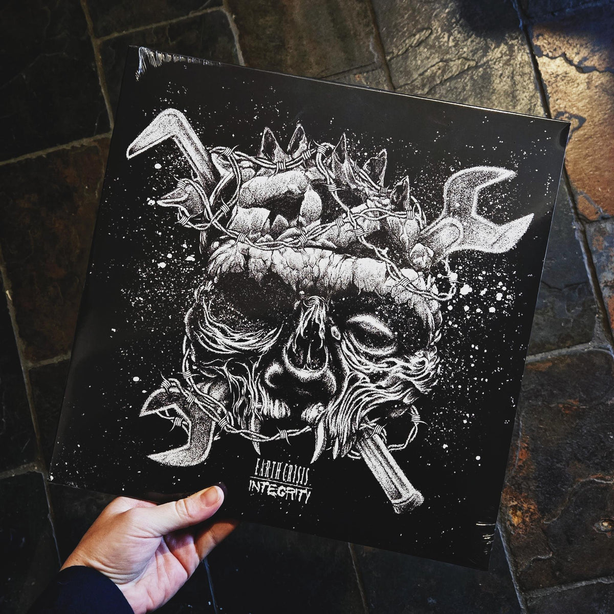 Earth Crisis / Integrity: Split (Silver Blob in Ultra Clear w/ Splatter 12" EP)