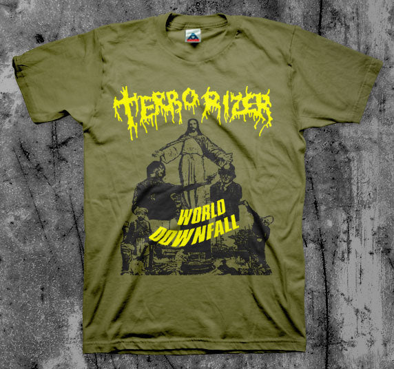TERRORIZER_World_Downfall_T_shirt_Front_Back_in_Australia_Global_Disrupt_Records