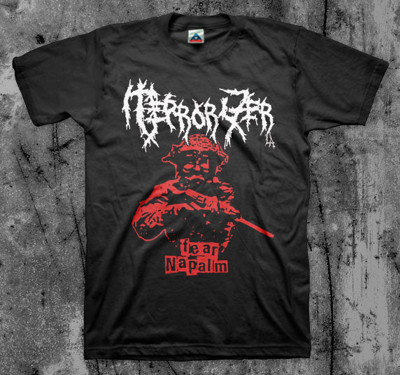 TERRORIZER_L_A_Fear_Napalm_T_shirt_Front_in_Australia_Global_Disrupt_Records