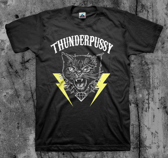 THUNDERPUSSY_Thunderpussy_T_shirt_Front_in_Australia_Global_Disrupt_Records