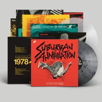 V/A: Suburban Annihilation - The California Hardcore Explosion 1978-1983 Vinyl 2LP (Silver/Black Marble)
