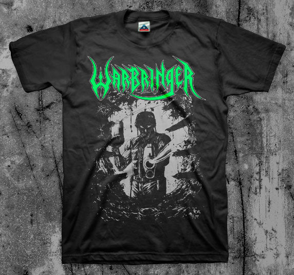 WARBRINGER_Shoot_To_Kill_COLOR_T_shirt_Front_in_Australia_Global_Disrupt_Records