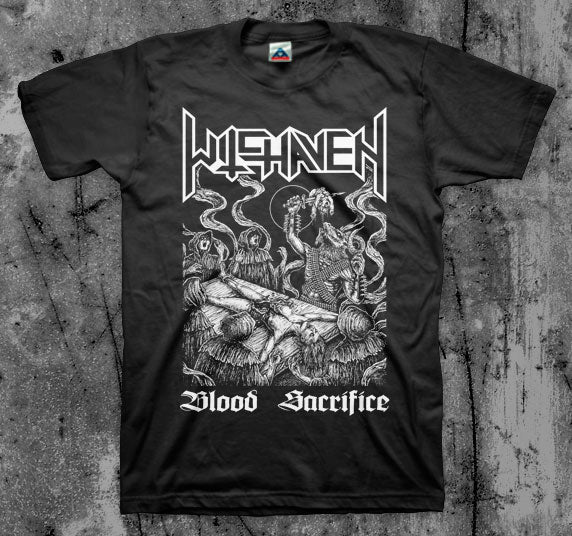 WITCHAVEN_Blood_Sacrifice_T_shirt_Front_in_Australia_Global_Disrupt_Records