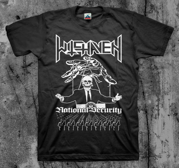 WITCHAVEN_National_Security_T_shirt_Front_in_Australia_Global_Disrupt_Records